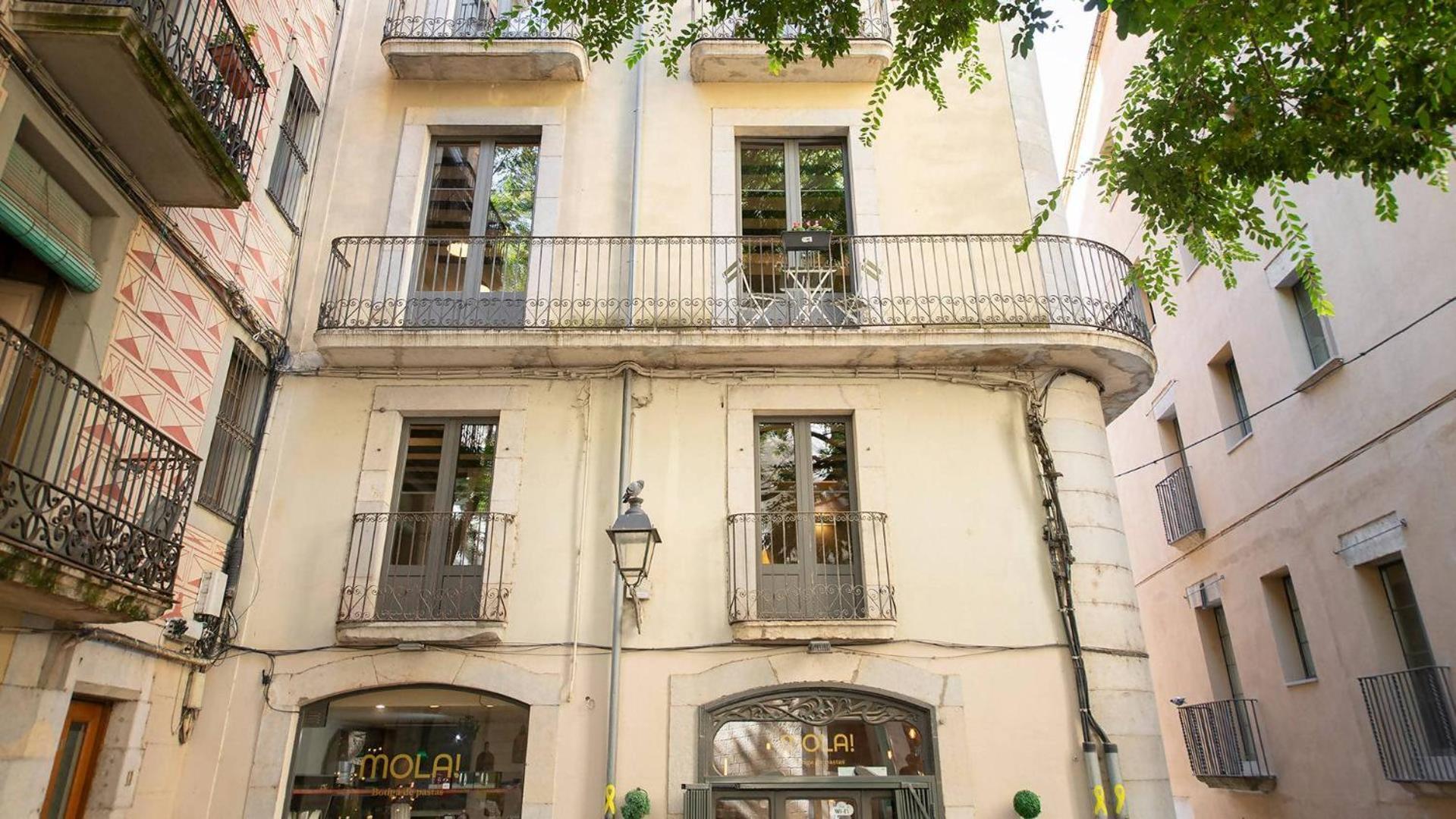 Ferienwohnung Old Town Duplex With Character Gerona Exterior foto